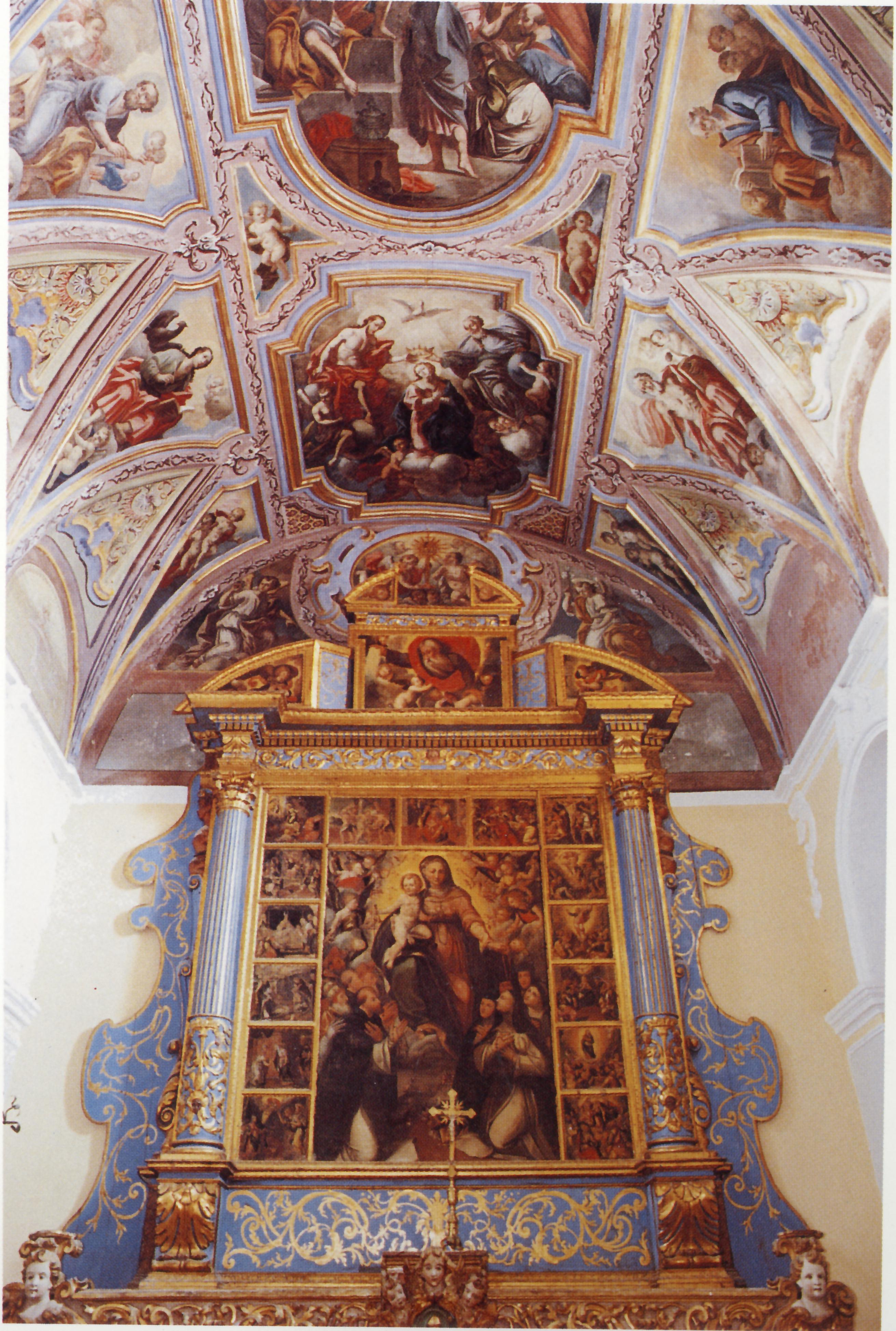 Cappella del Rosario - Pala Altare Maggiore